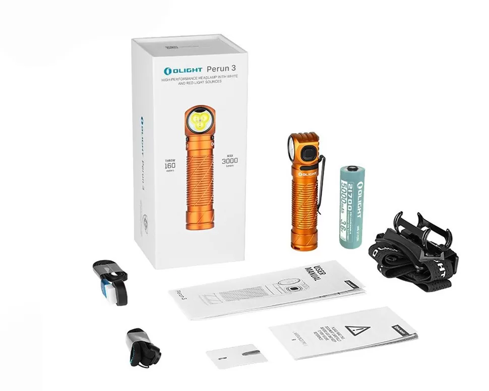 Olight Perun 3 Orange | Официальный магазин Олайт в РФ